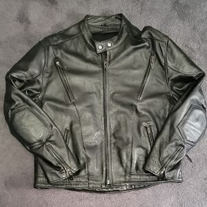 Men's Black Leather Jacket